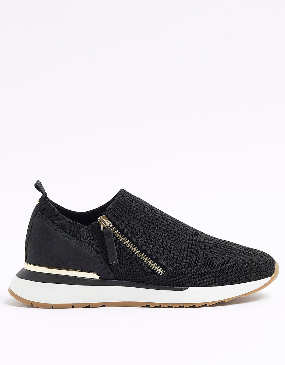 Side Zip Knitted Runner - Black, 6 of 5