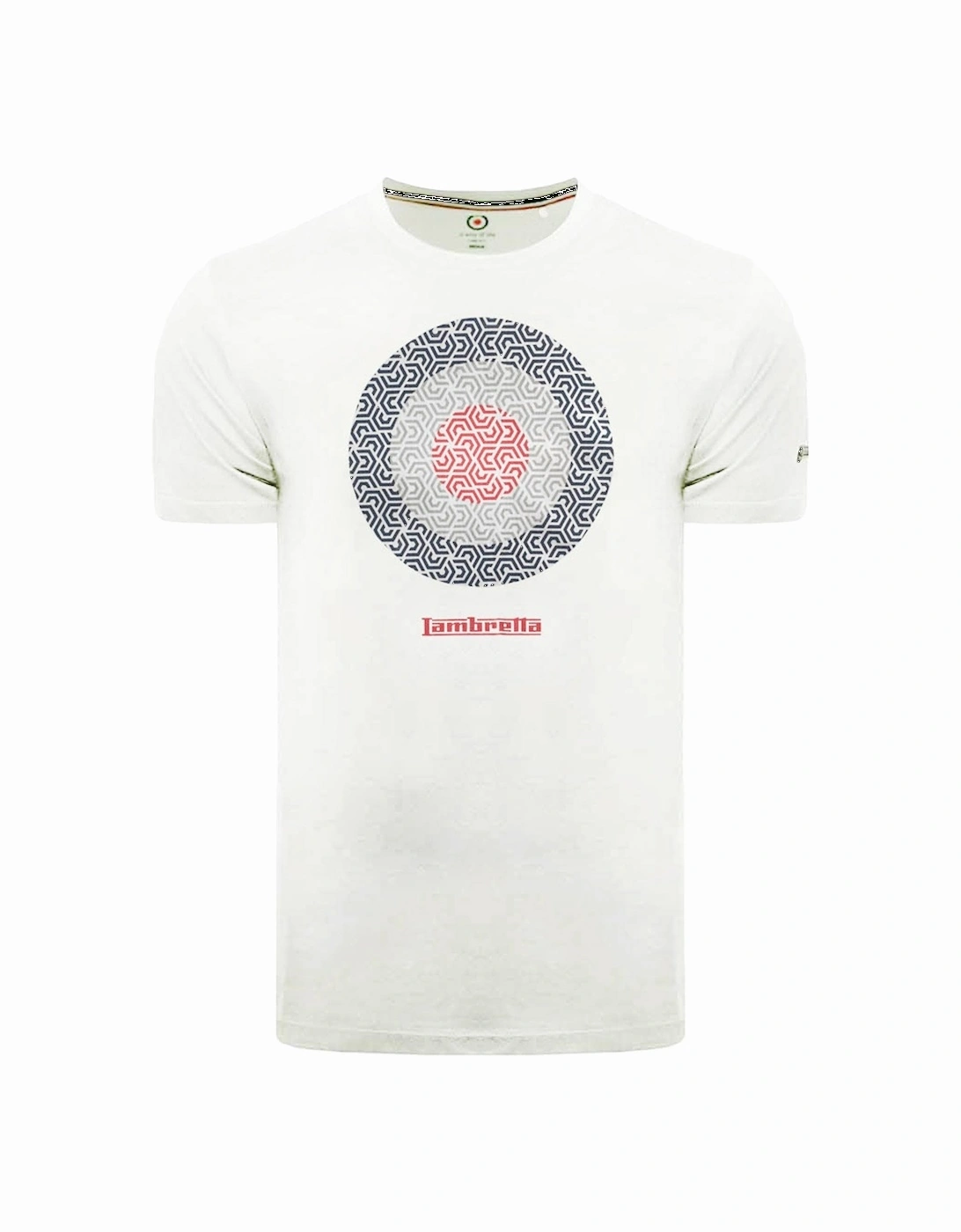 Mens Geo Target Graphic Print T-Shirt