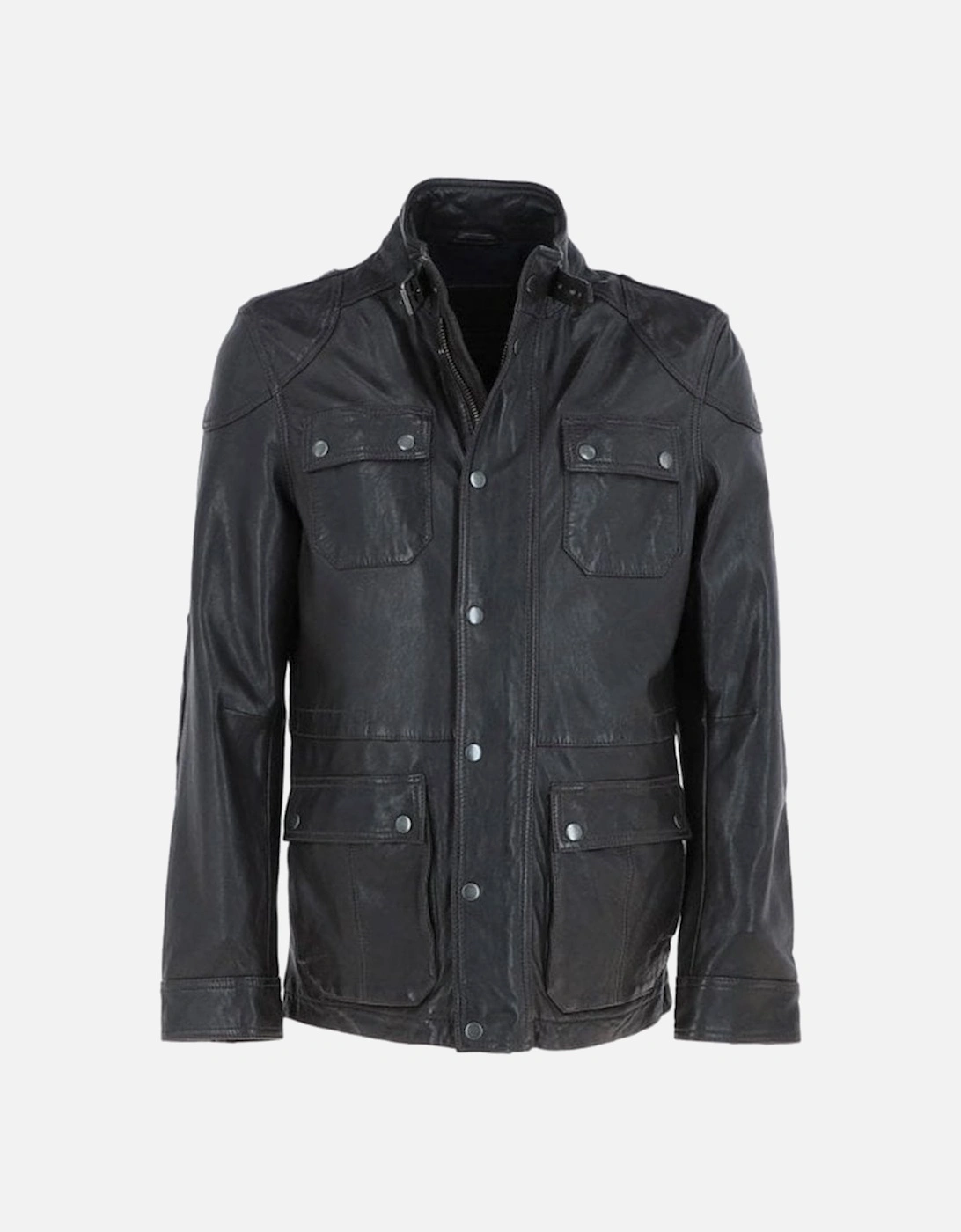 Ashwood Safari Style Leather Jacket Dark Brown AMJ-5, 3 of 2