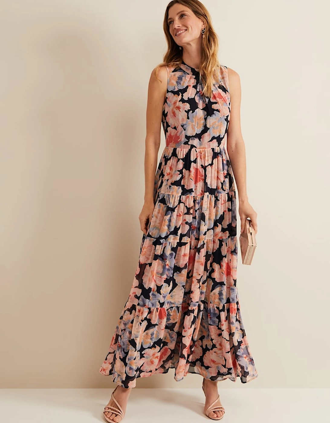 Vora Printed Tiered Maxi Dress, 2 of 1