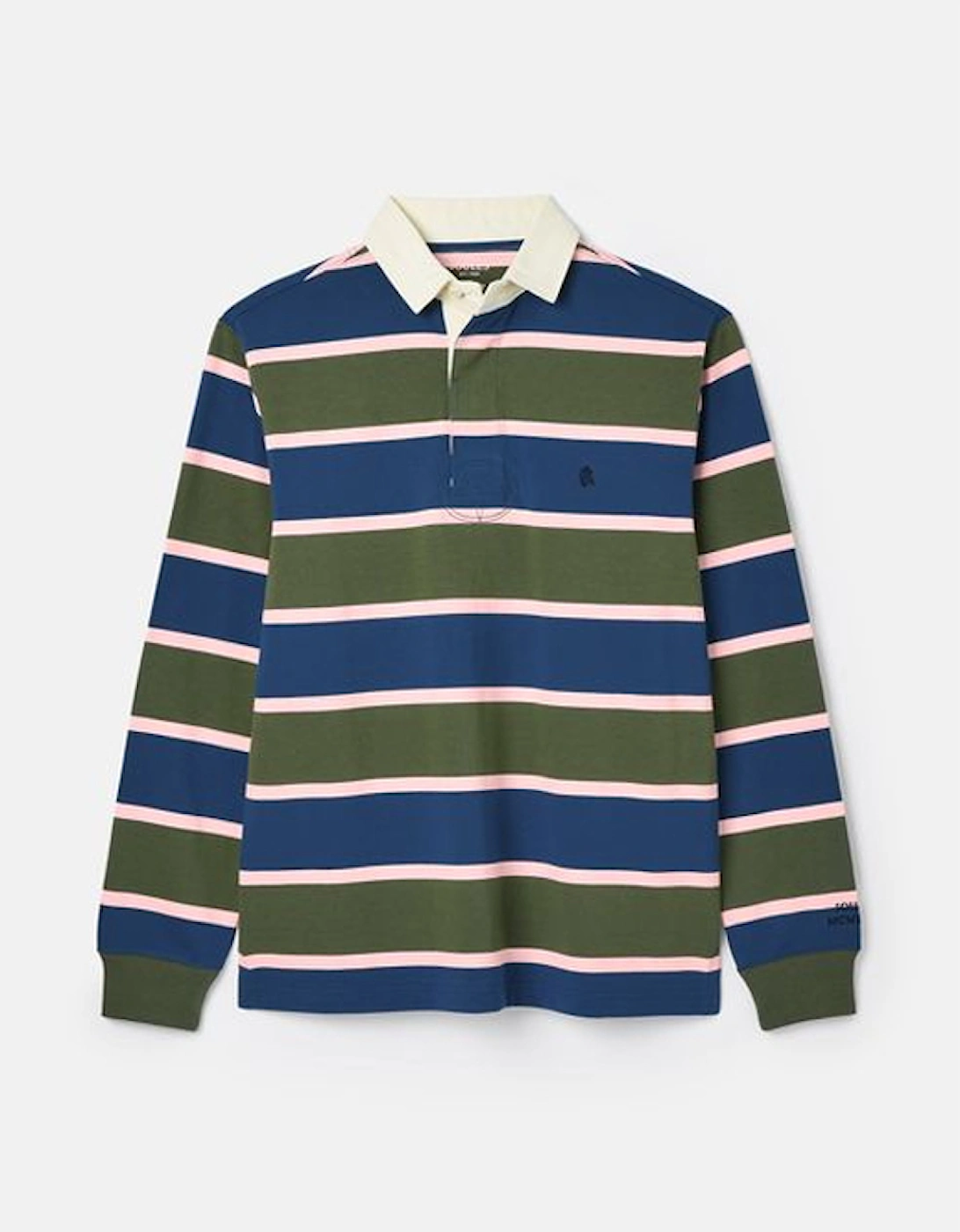 Men's Onside Rugby Shirt Green Navy Stripe