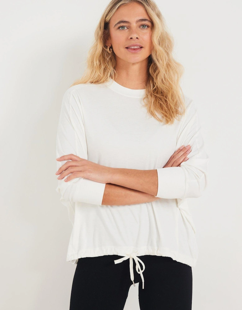Drawcord Slouchy Sweat