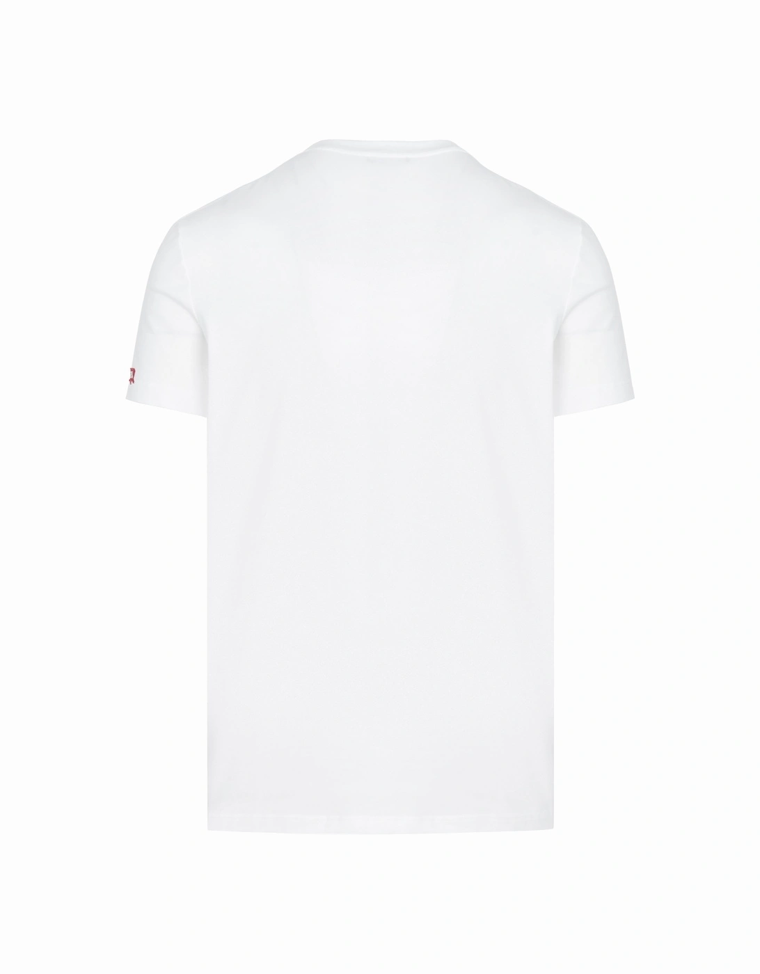 Maple Leaf Badge Cotton T-shirt White