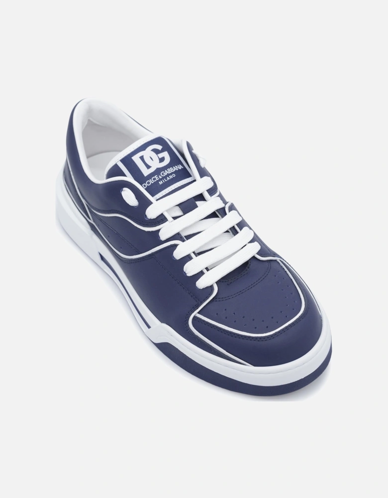 Contrast Trim Sneakers Navy