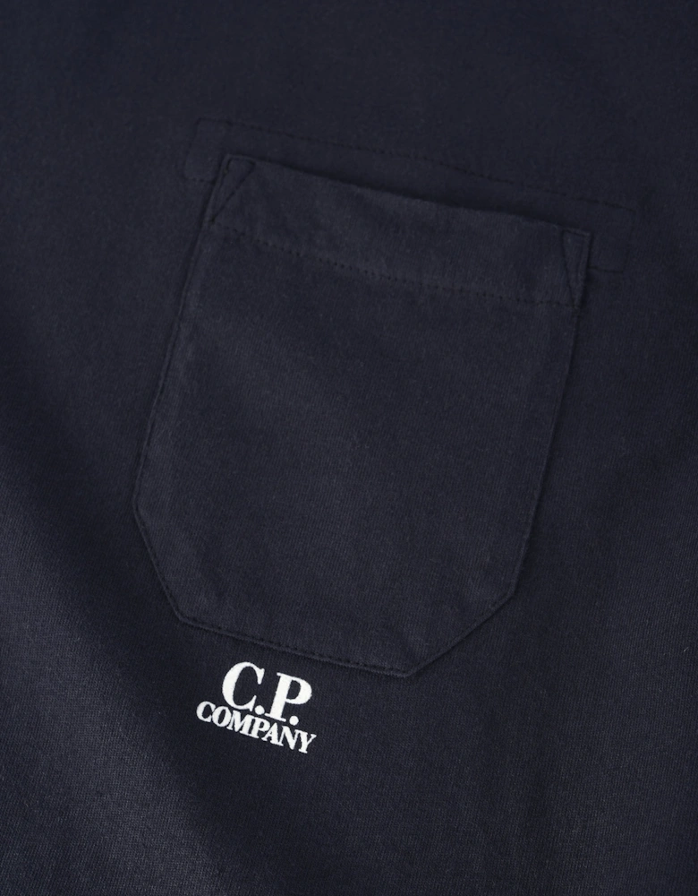 Garment Dyed Pocket T-shirt Navy