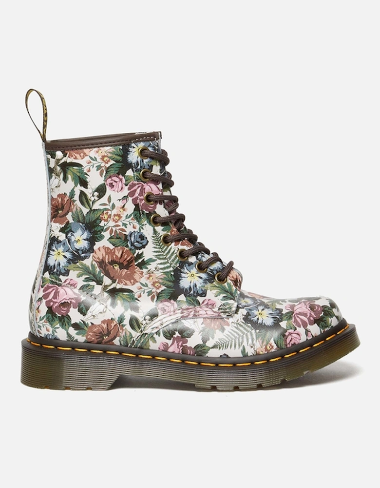 Dr. Martens Women's 1460 Floral-Print Leather 8-Eye Boots