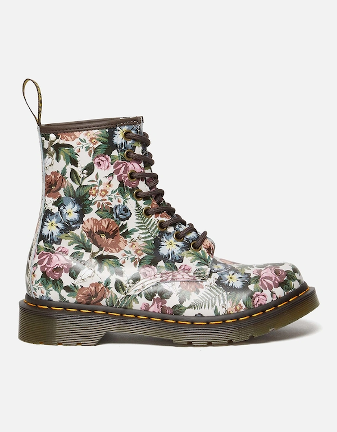 Dr. Martens Women's 1460 Floral-Print Leather 8-Eye Boots, 2 of 1