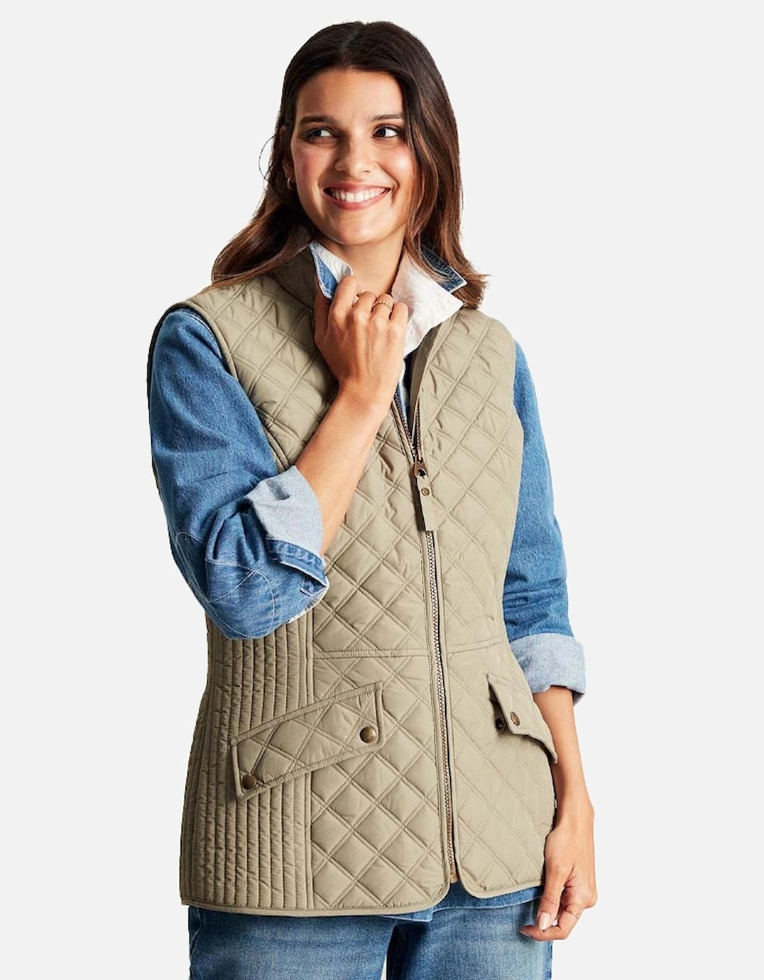 Womens Minx Quilted Bodywarmer Gilet, 6 of 5