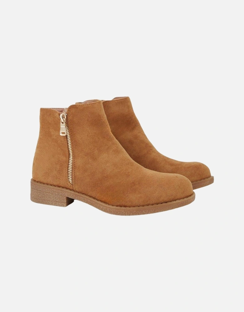 Womens/Ladies Maxine Crepe Sole Ankle Boots
