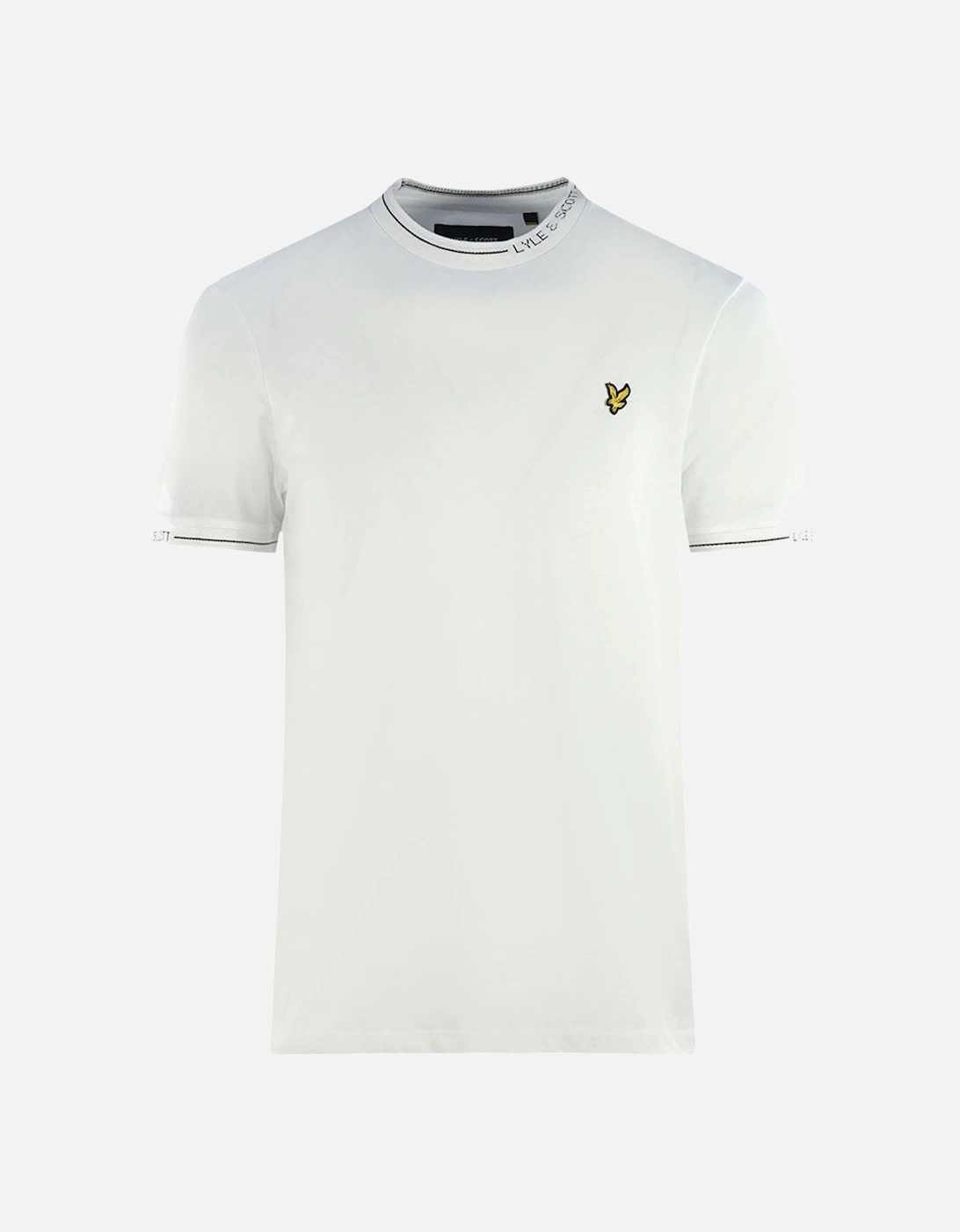 Lyle Scott Ringer White T Shirt, 4 of 3