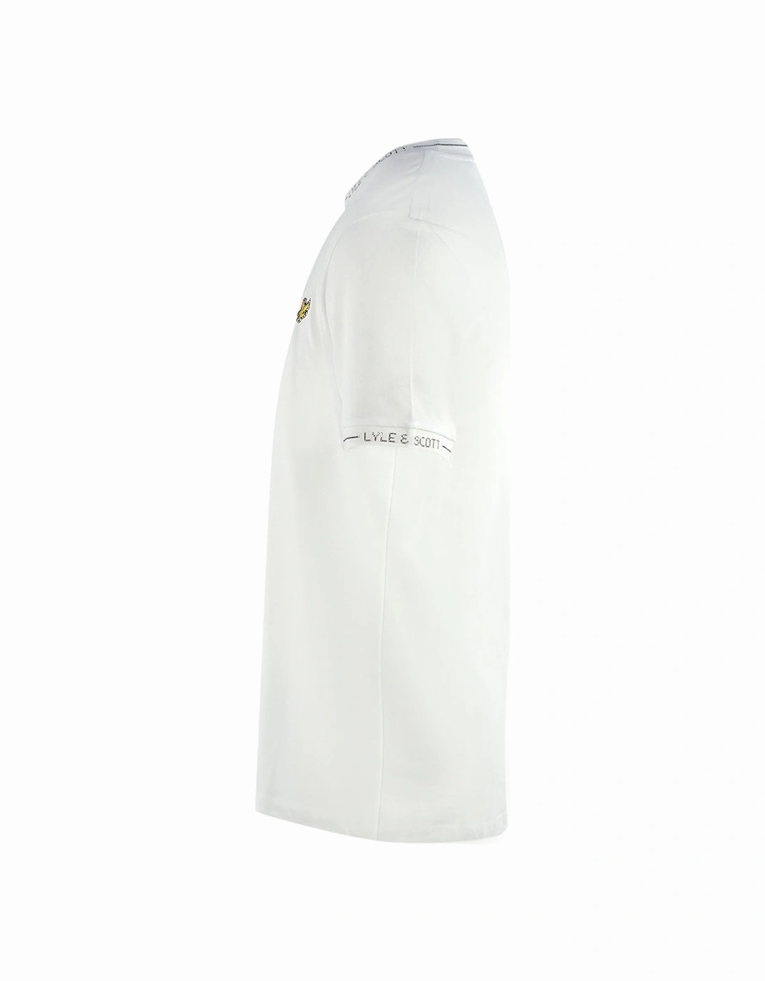 Lyle Scott Ringer White T Shirt