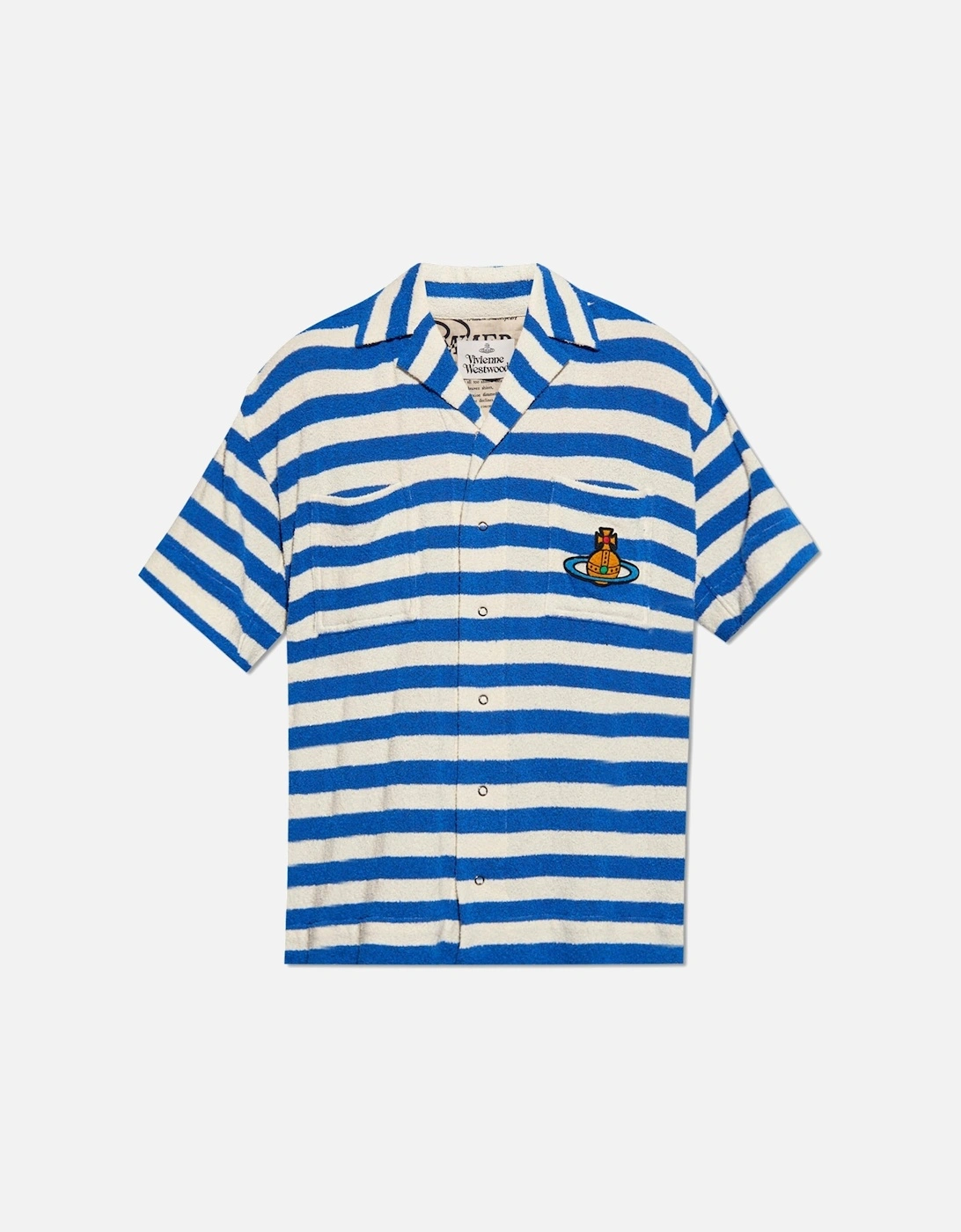 Camp Stripe Shirt Blue, 9 of 8