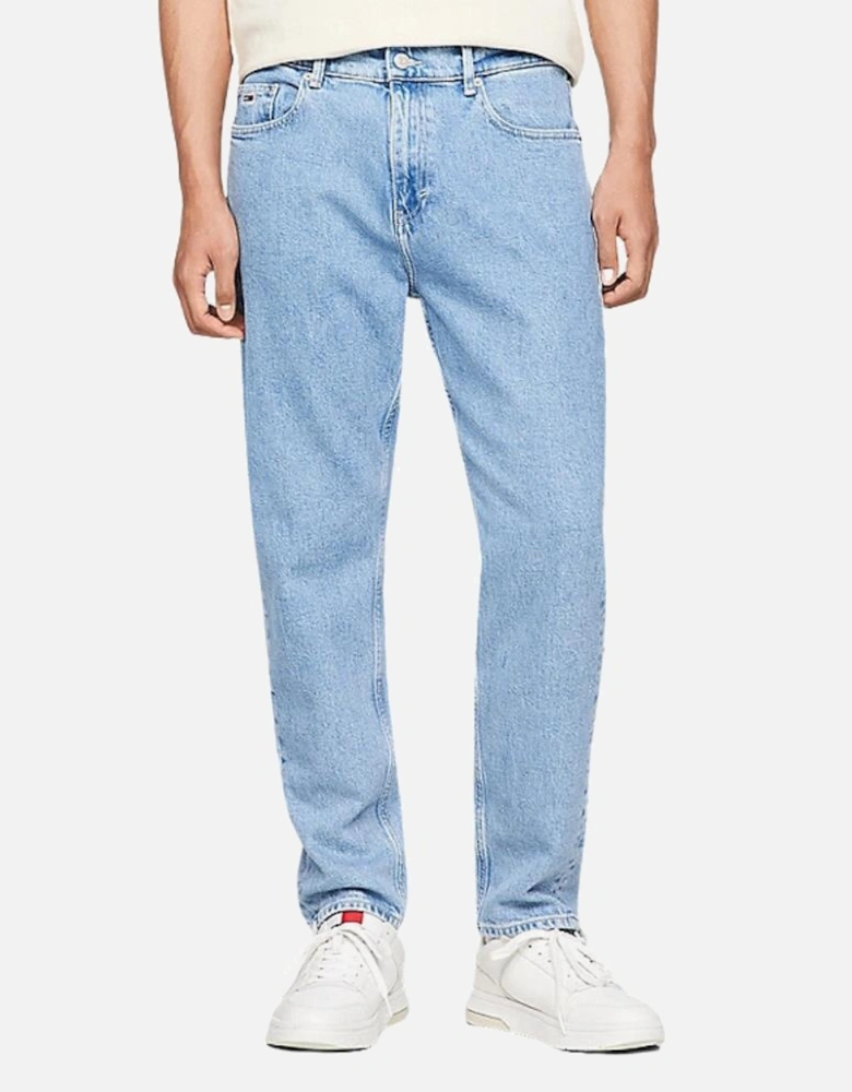 Isaac Relaxed Tapered Jeans - Denim Light