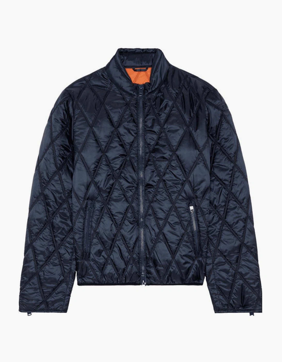 Diesel Men's Blue J-Niel Navy Down Puffer Jacket  38/Regular M