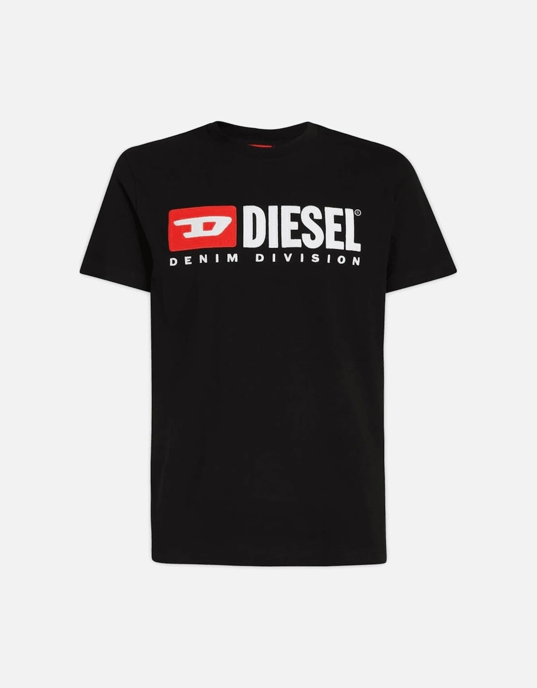 T-DIEGOR Embroidered Logo Cotton Black T-Shirt, 3 of 2