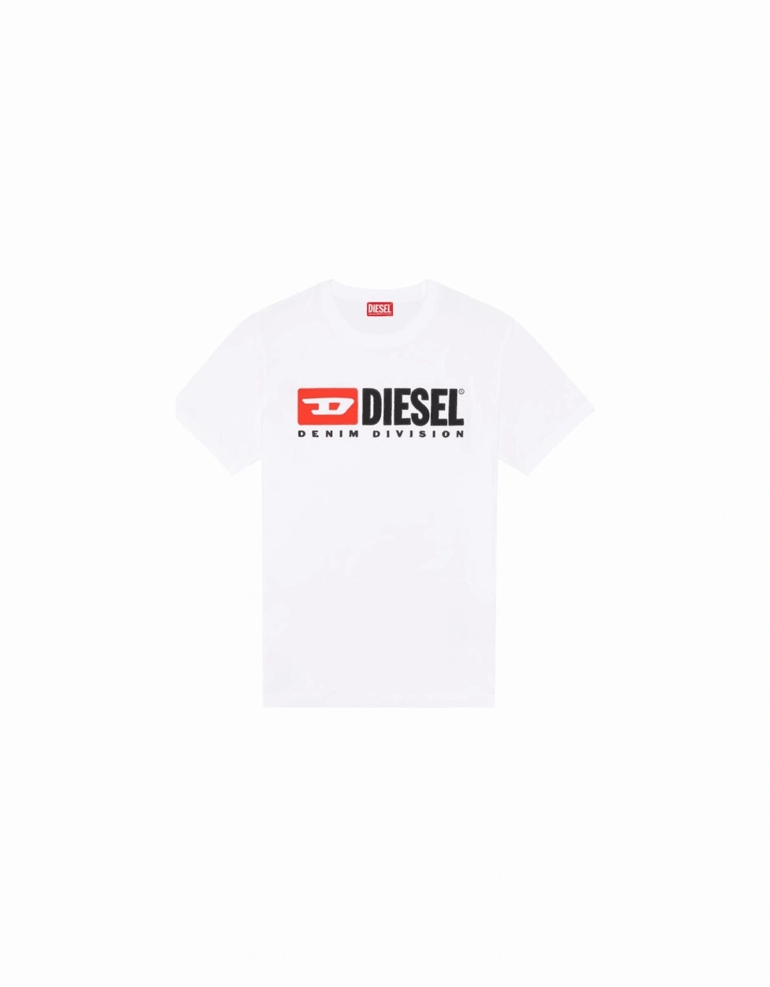 T-DIEGOR Embroidered Logo Cotton White T-Shirt, 4 of 3