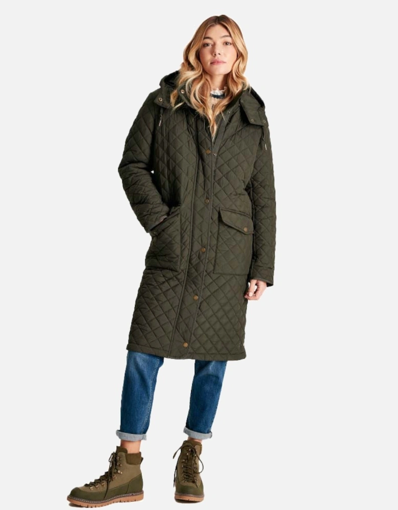 Womens Chatham Padded Quilted Longline Coat