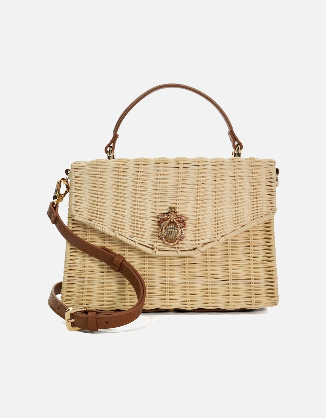 Accessories Delliha - Rattan Bag With Jewelled Bug Embellishment, 6 of 5