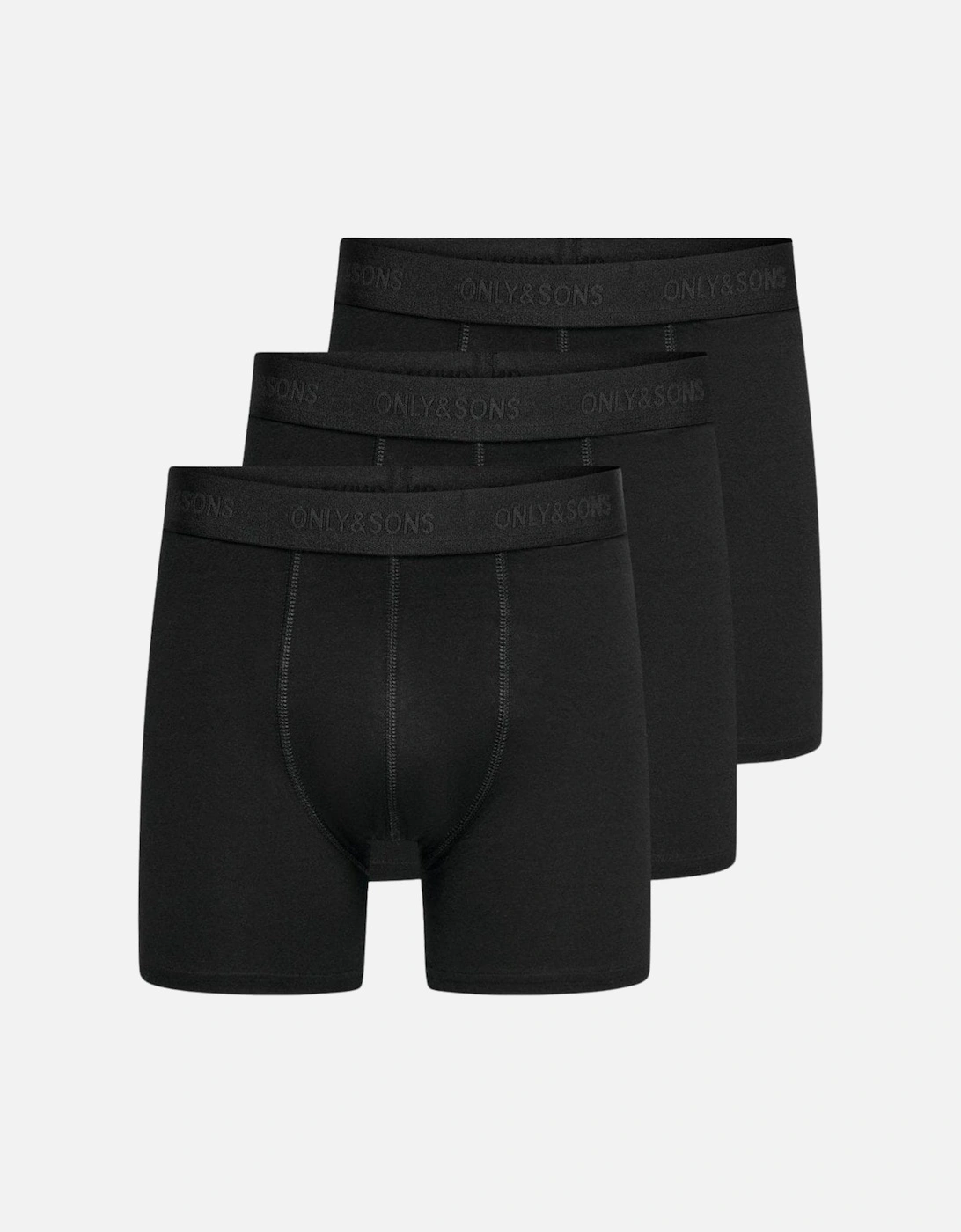 Fitz Trunks 3 Pack - Solid Black, 6 of 5