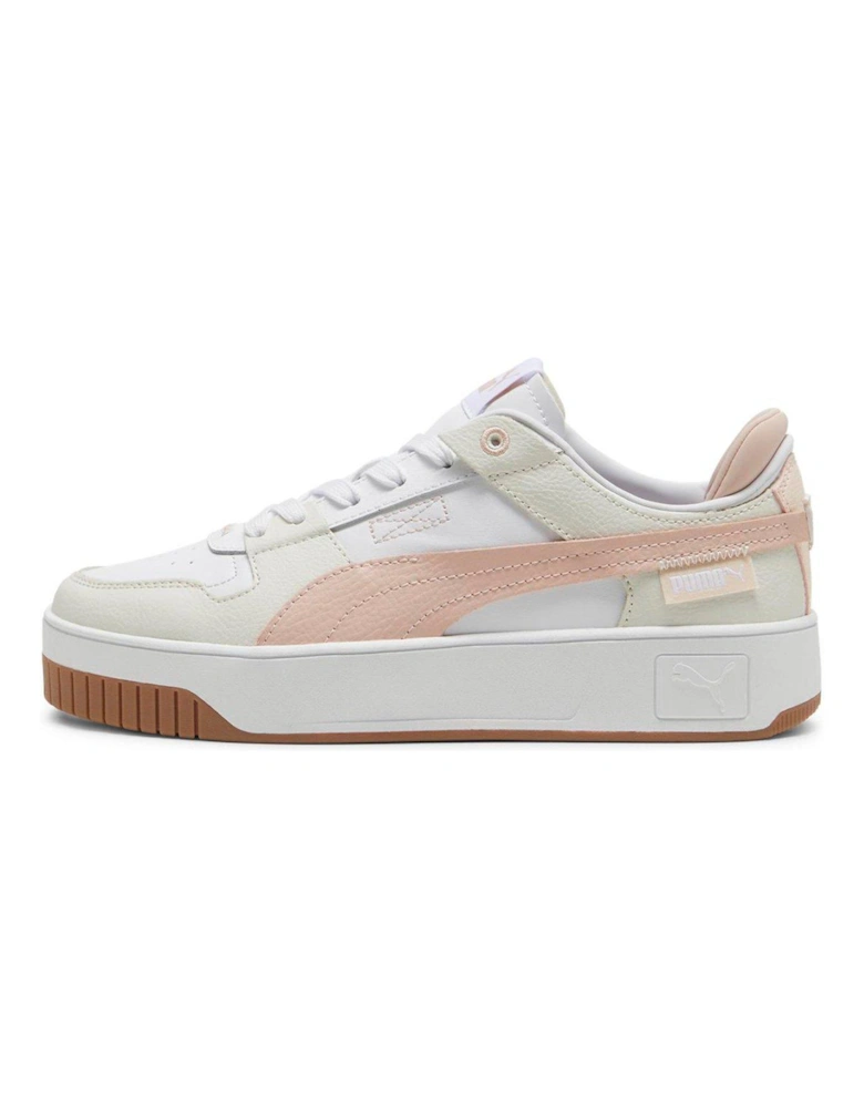 Womens Carina Street Vtg Trainers - White/pink