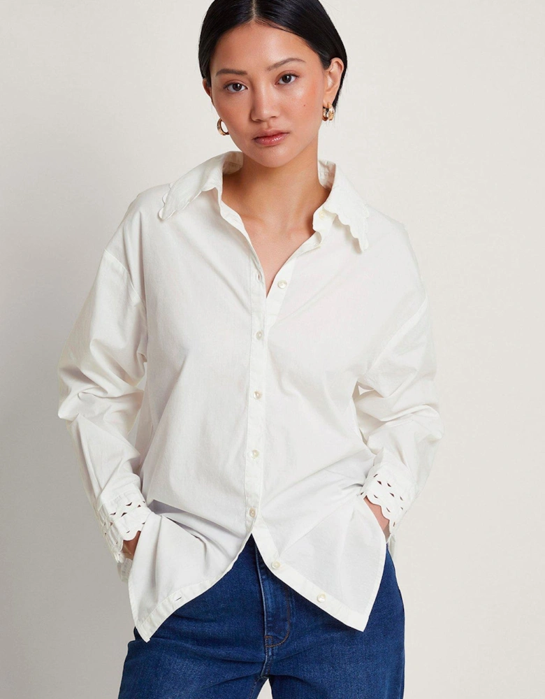 Selma Plain Shirt - White