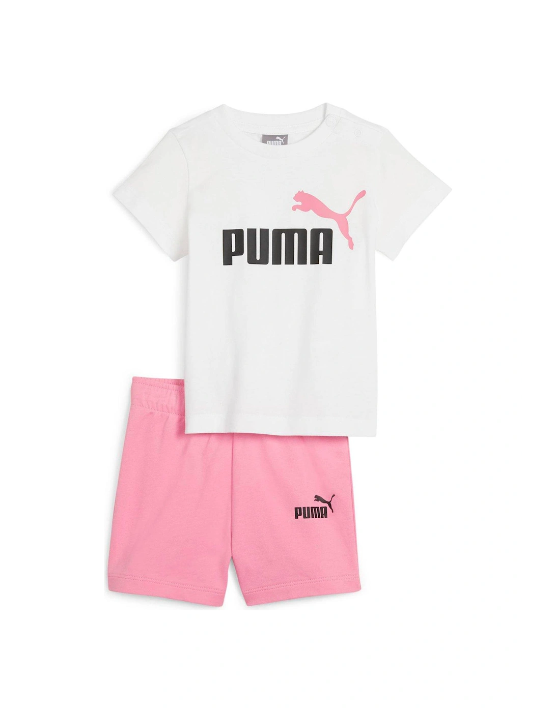 Girls Minicats Tee & Shorts Set - Pink, 2 of 1