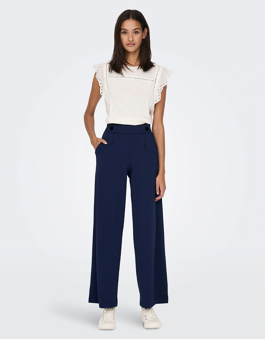 Tailored Trousers - Navy, 2 of 1