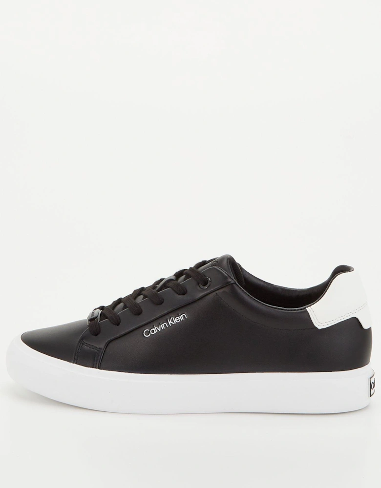Vulcanized Leather Trainers - Black