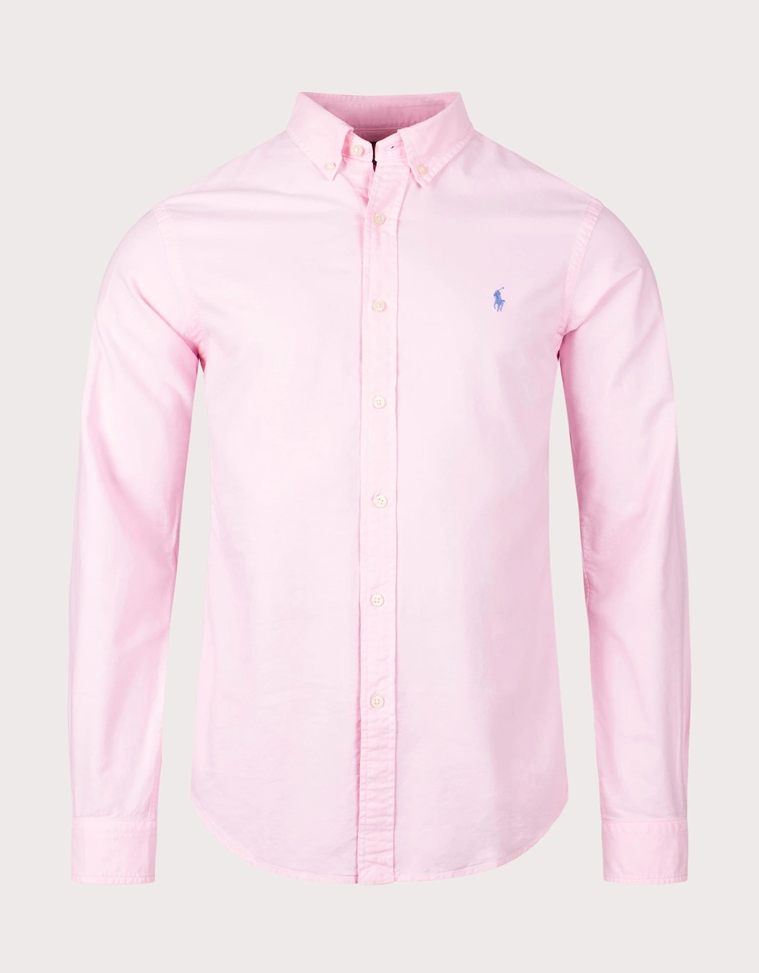 Slim Fit Garment-Dyed Oxford Shirt, 4 of 3