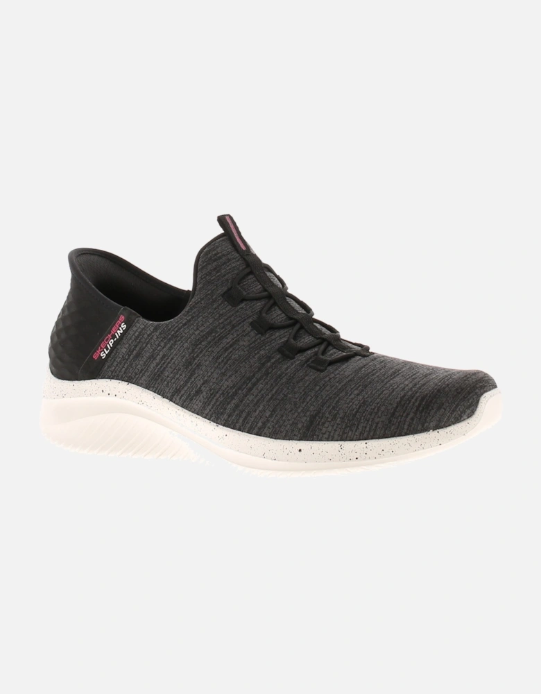 Womens Slip-Ins Trainers Ultra Flex 3 0 right black charcoal UK Size