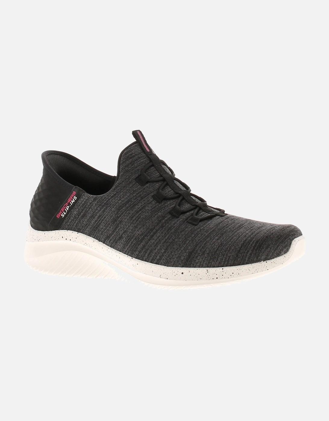 Womens Slip-Ins Trainers Ultra Flex 3 0 right black charcoal UK Size, 6 of 5