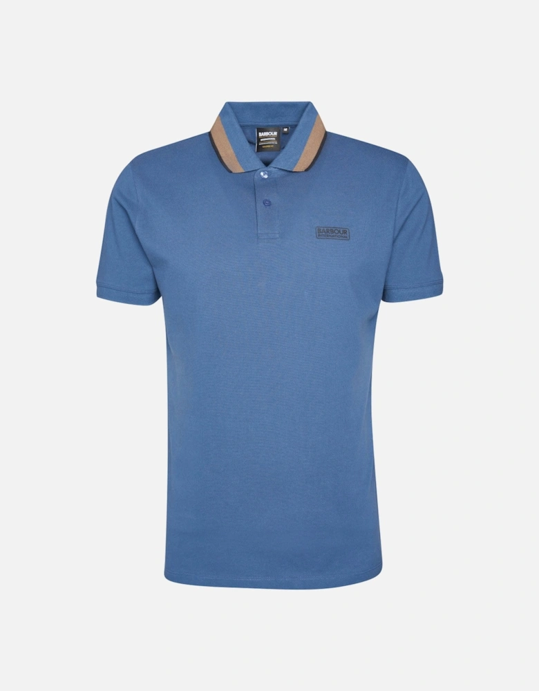 Reamp Polo Shirt NY55 Washed Cobalt