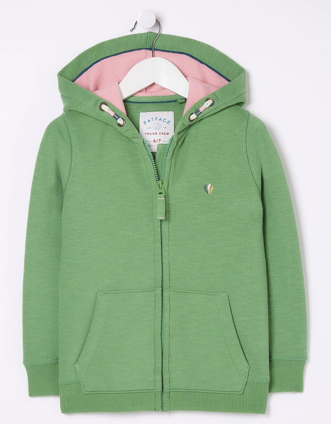 Girls Grow Flow Hoodie - Washed Green, 3 of 2