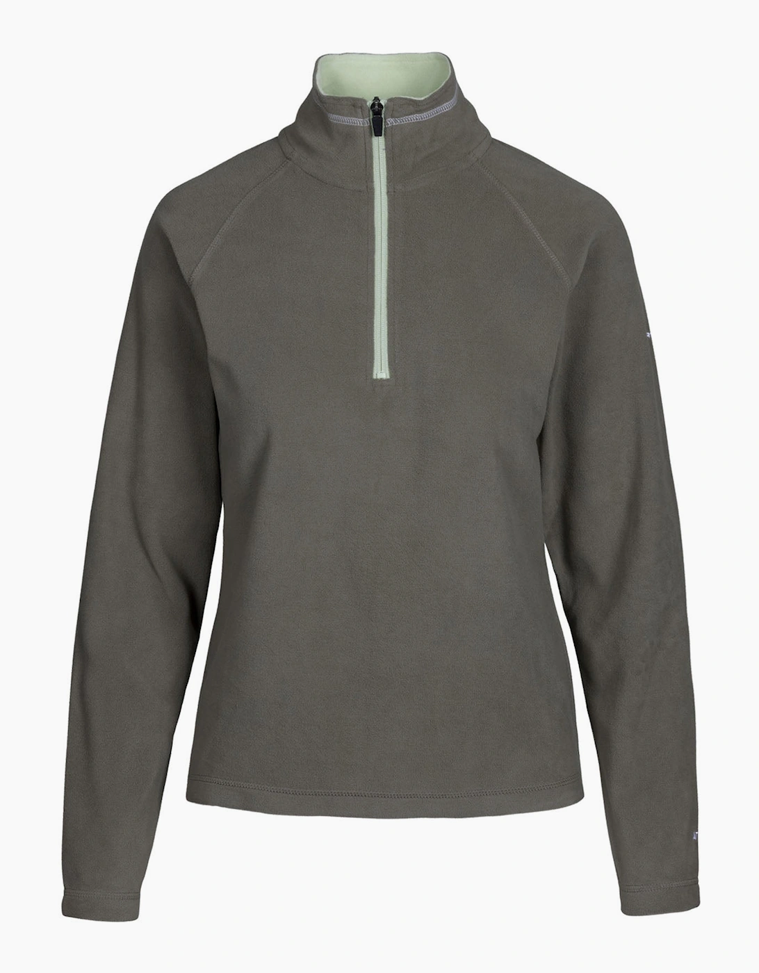 Womens Trespass Womens Skylar Half Zip Fleece - Grey - Size: 10/8