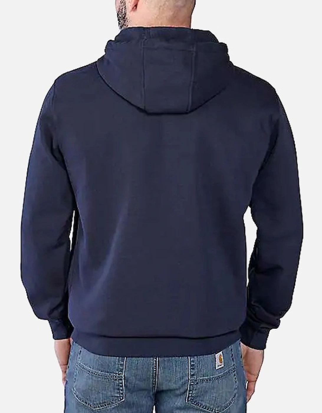 Carhartt Rain Defender Loose Fit Midweight Logo Graphic Sweatshirt Navy