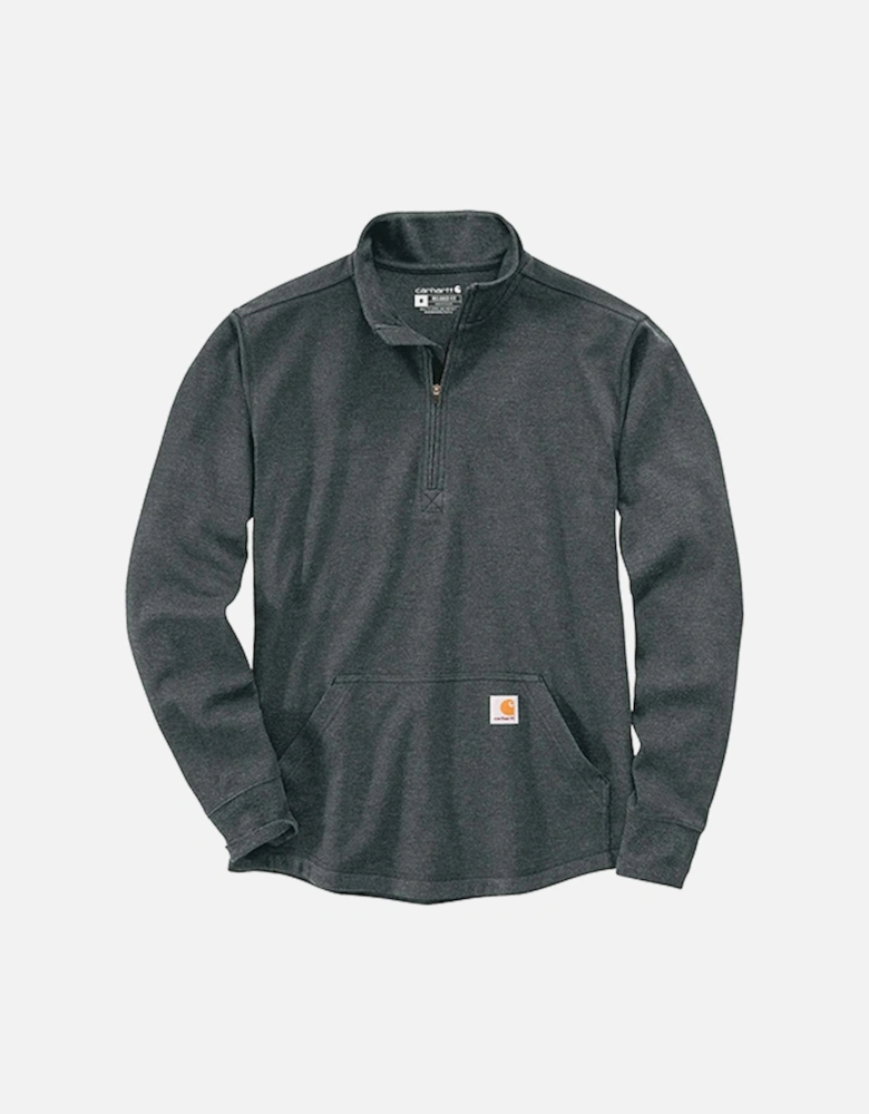 Carhartt Relaxed Fit Heavyweight Long-Sleeve 1/2 Zip Thermal Shirt Elm Heather