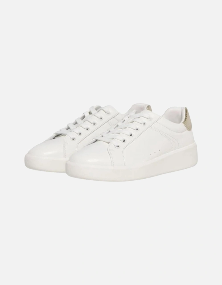 Soul-4 Flux Leather Trainers - White / Gold