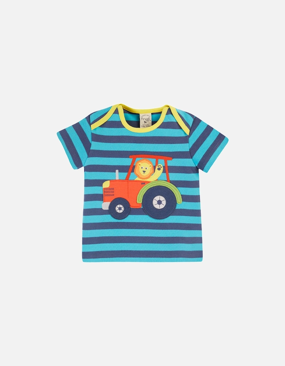 Bobster Applique T-shirt Tropic Navy Stripe/Vehicle T Shirt