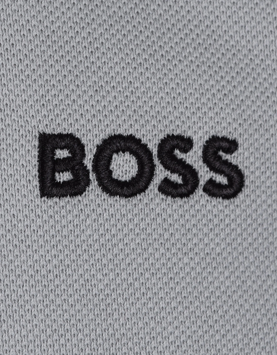 Boss Paddy Polo Shirt Light Pastel Grey