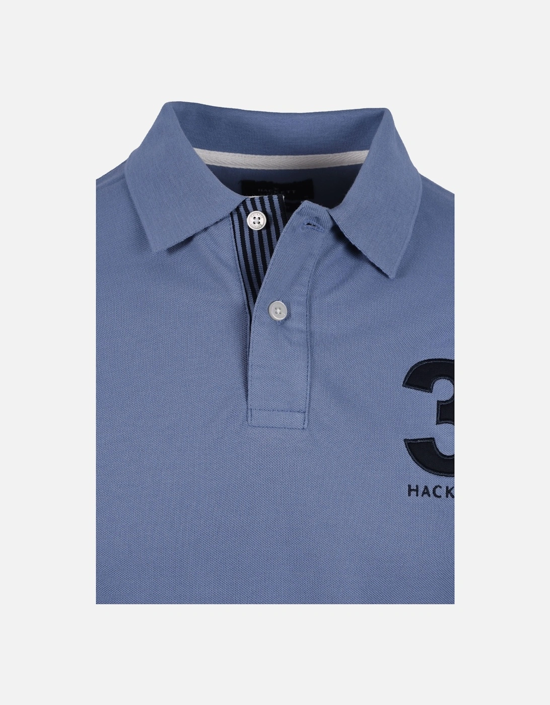 Heritage Number Polo Blue