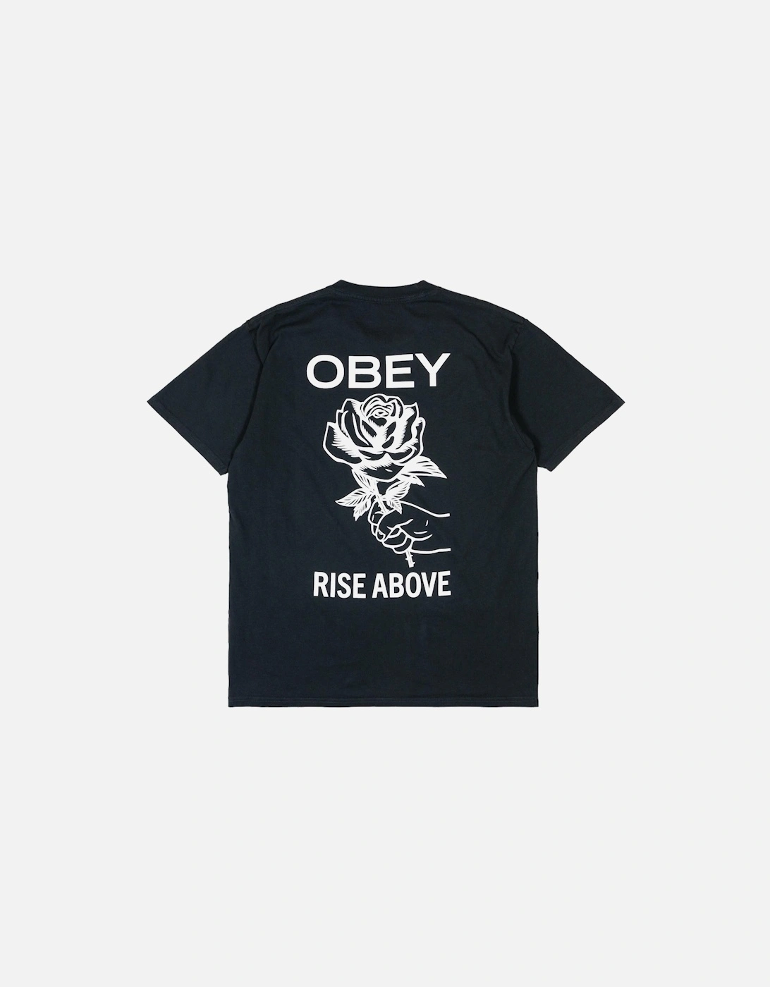 Rise Above Rose T-Shirt - Pigment Vintage Black, 6 of 5