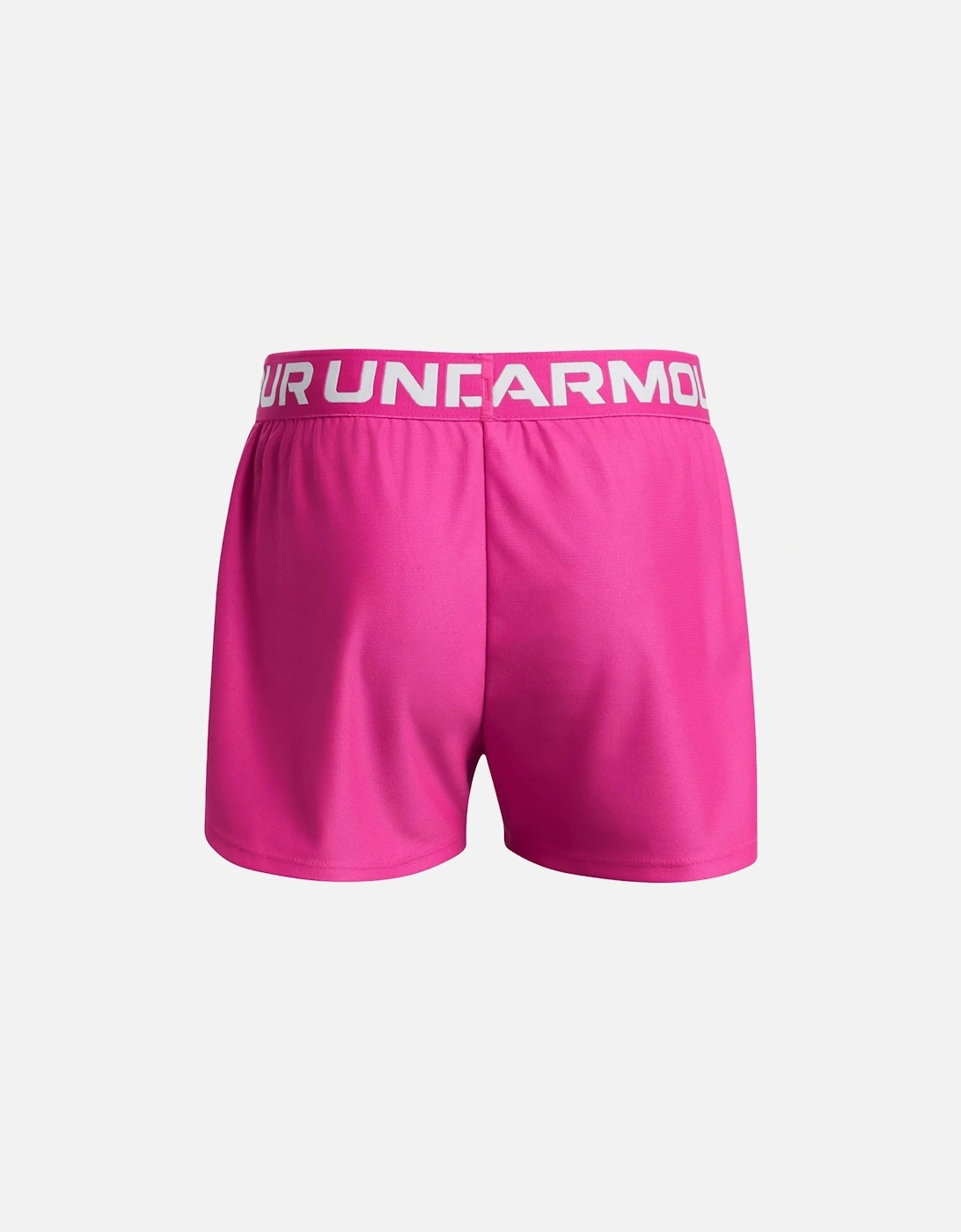 Youths Girls Play Up Solid Shorts (Pink)