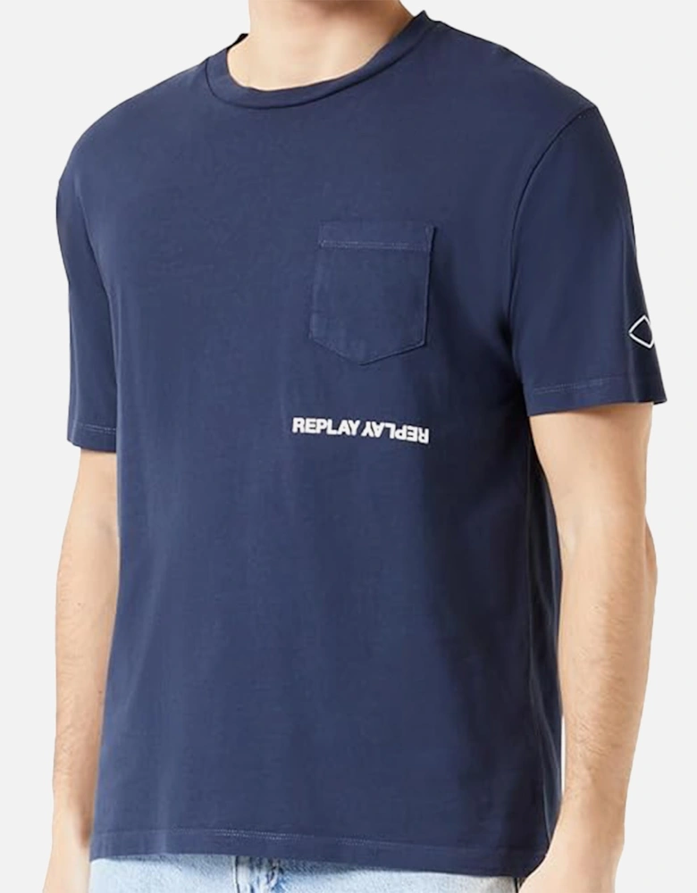 Mens Pocket T-Shirt (Navy)