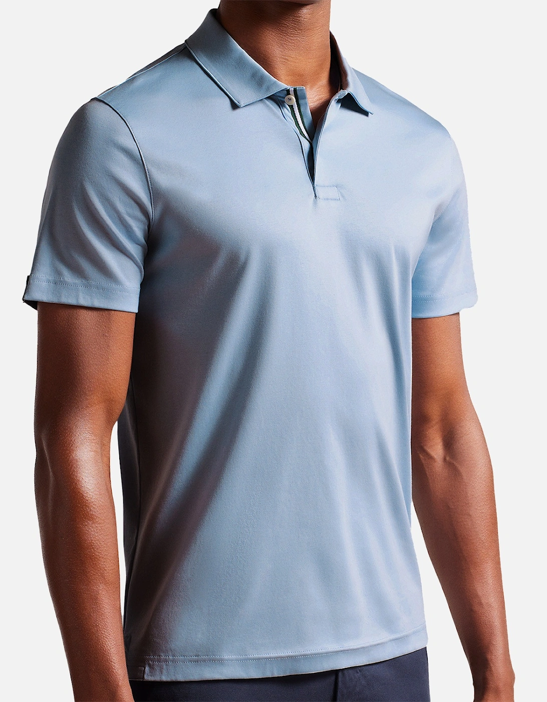 Mens Zeiter Slim Soft Touch Polo (Pale Blue)
