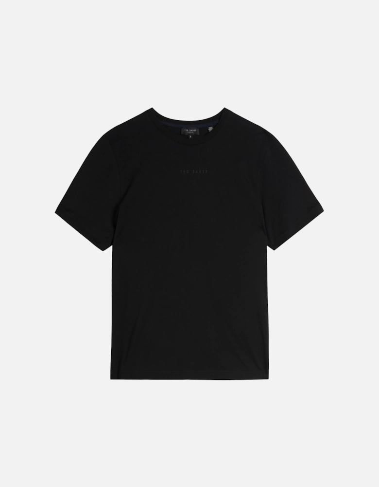 Mens Wilkin Branded T-Shirt (Black)