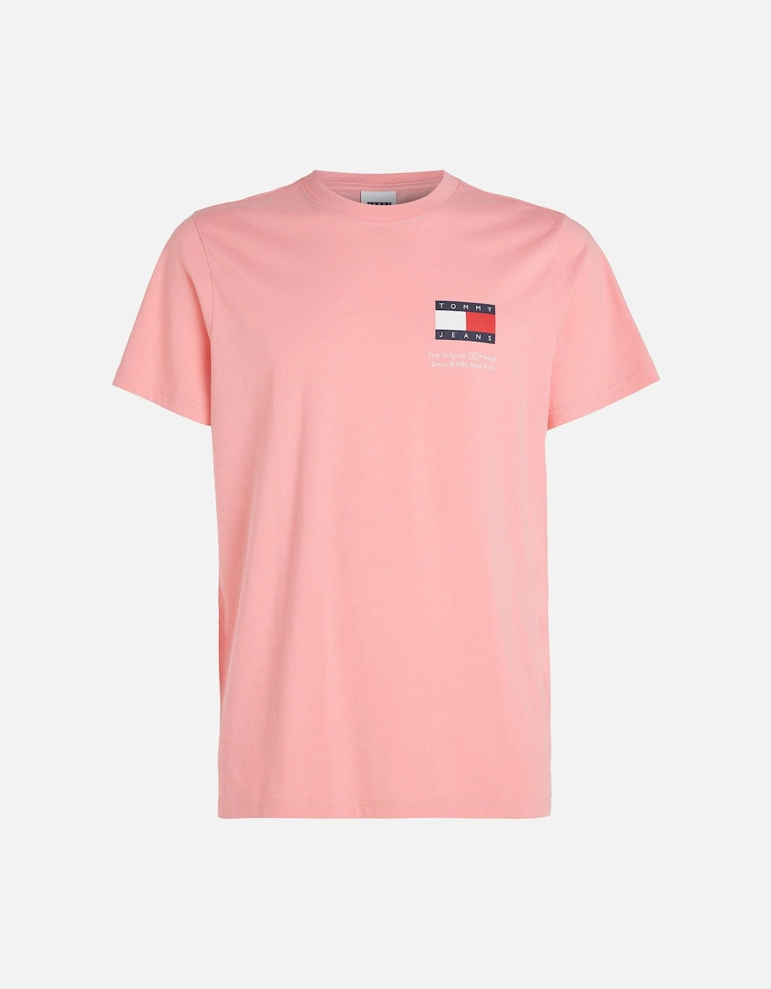 Mens Slim Essential Flag T-Shirt (Pink), 7 of 6