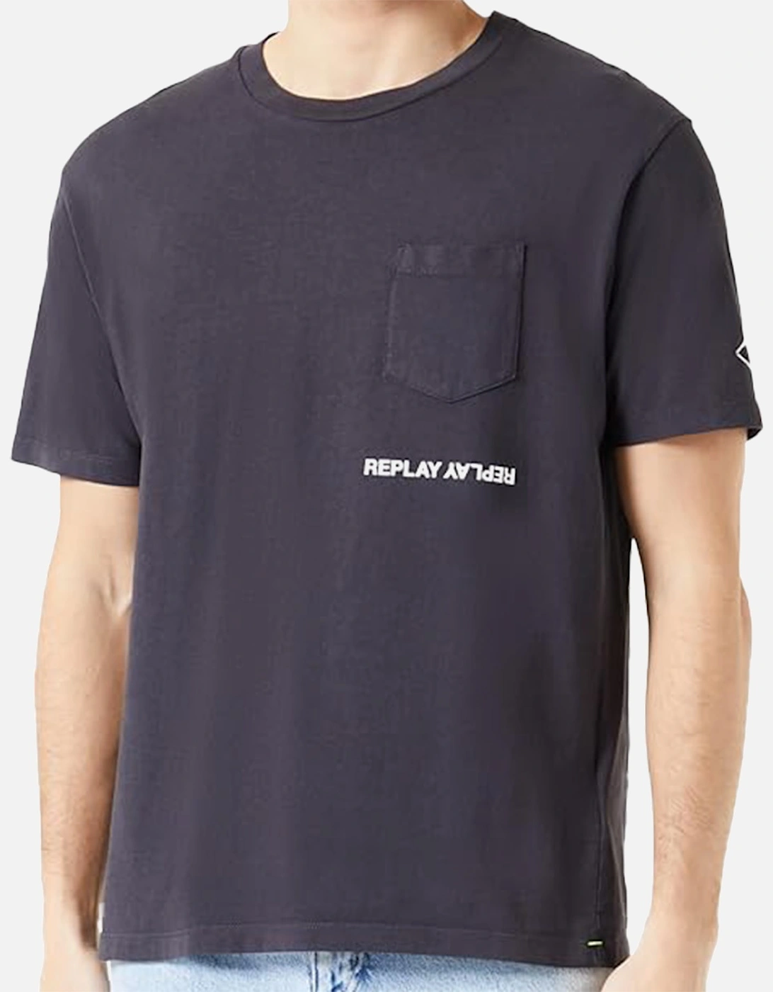 Mens Pocket T-Shirt (Black), 5 of 4