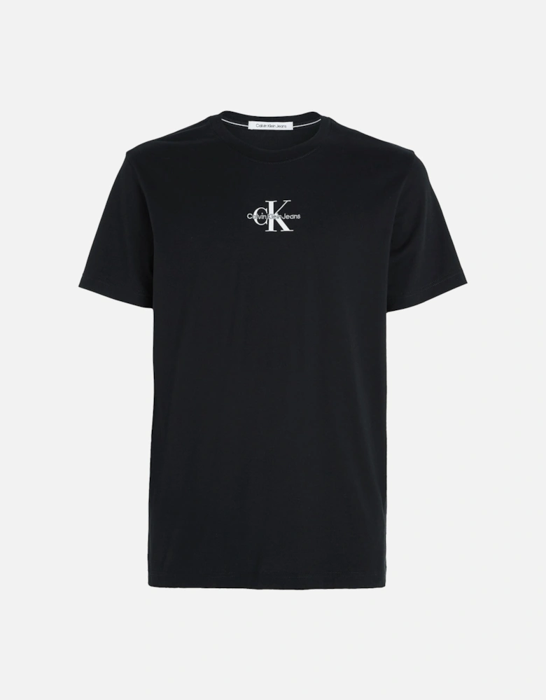 Mens Mono Logo T-Shirt (Black)