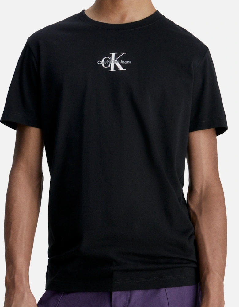 Mens Mono Logo T-Shirt (Black)