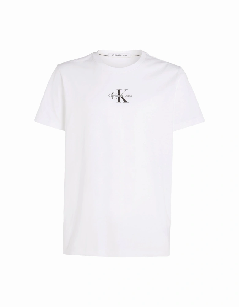 Mens Mono Logo T-Shirt (White)